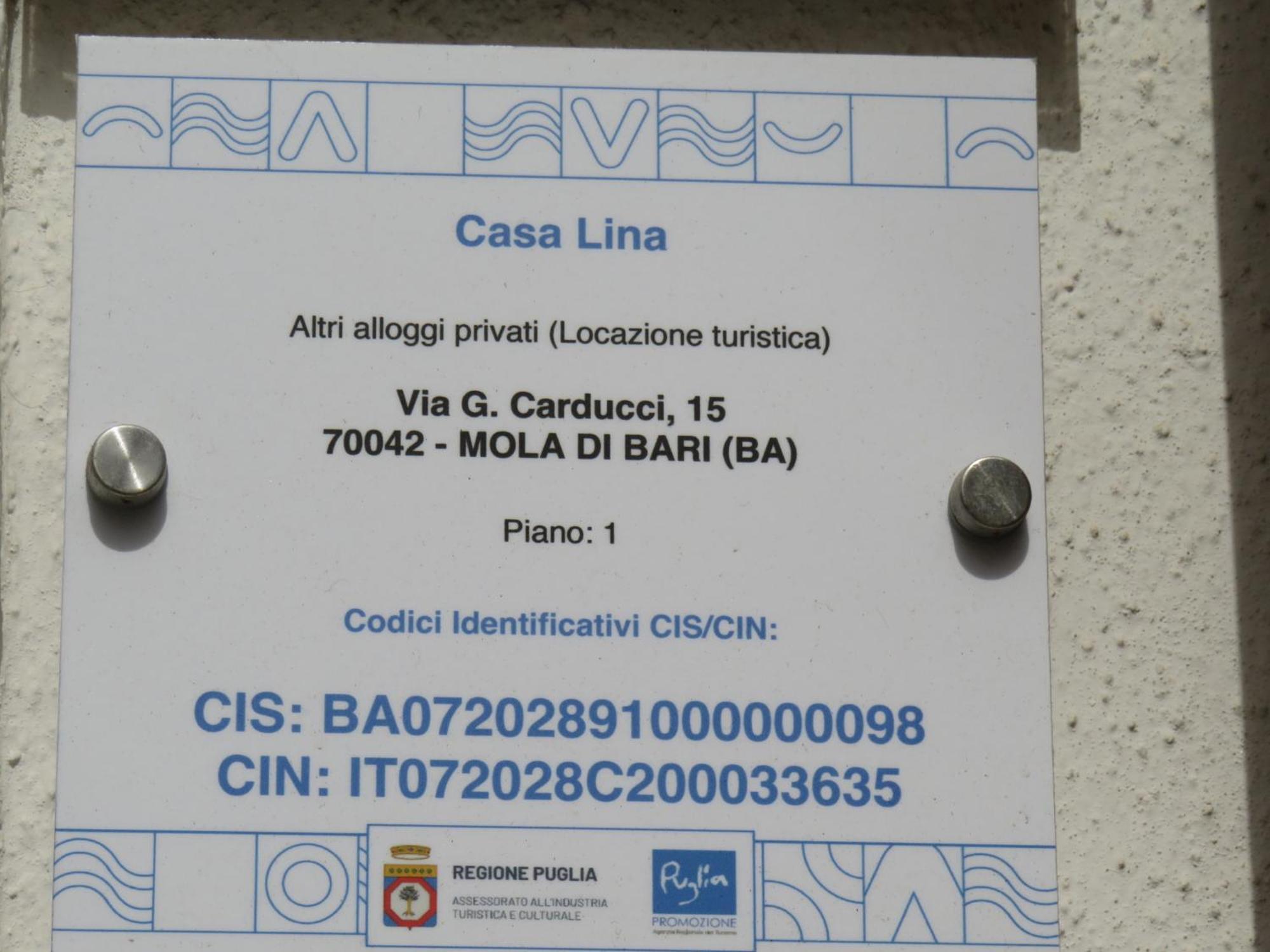 Casa Lina Leilighet Mola di Bari Eksteriør bilde